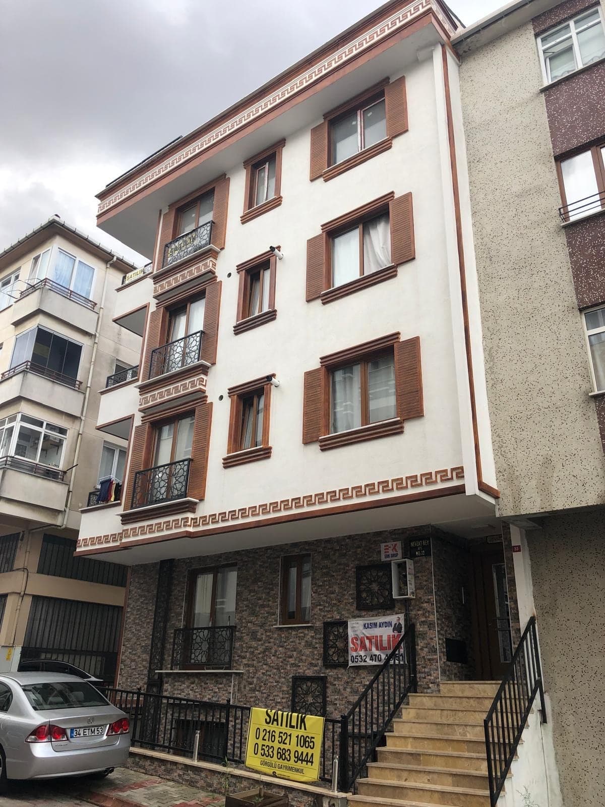 Atatürk Mahallesi 10 Bağımsız Bölüm Projesi dış cephe ve uygulama görünümü 3